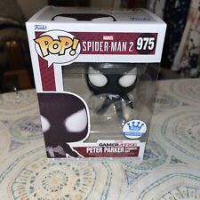 Funko Pop Spider Man 2 Peter Parker Symbiote Suit #975 Exclusive New IN HAND picture