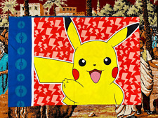 Pokemon Pilachu Blue Red Yellow Pillow Case 29” x 20” 2020 picture