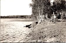 Real Photo Postcard Mary's Lake near Norway, Michigan~134609 picture