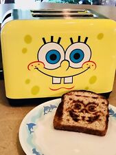 Spongebob Square Pants Yellow Face Bread-Bagel Toaster Nickelodeon EUC picture
