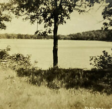 RPPC Killarney Manitoba Canada Real Photo Postcard River Scene Trees c1930s picture
