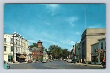 Skaneateles NY-New York, Looking East On Genesee St Drugstore Vintage Postcard picture