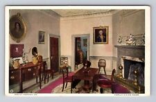 Mount Vernon VA-Virginia, Family Dining Room, Antique Vintage Souvenir Postcard picture