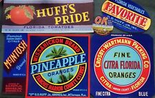 ORIGINAL Unused Vintage -Marion County FL Fruit Vegetable Produce Labels  picture