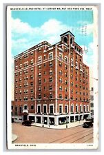 Postcard Mansfield Ohio Leland Hotel picture