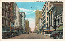 TOLEDO OHIO OH SUMMIT STREET LOOKING SOUTH VINTAGE POSTCARD 1940 102423 S picture