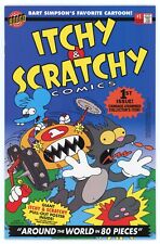 Itchy & Scratchy #1 The Simpsons Bongo Comics 1993 Poster Included picture