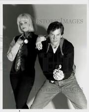1995 Press Photo Ann Jillian and Tim Matheson in 