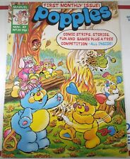 🌈💥 POPPLES #29 MARVEL COMICS UK 1987 RARE Rainbow Brite Wuzzles Gummi Bears picture