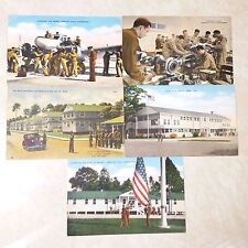 Keesler Air Force Base Mississippi Postcard Lot Of 5 Military  WW2 Era 1940's picture