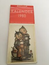 Vintage Hummel Kalendar 1980 Collectible Calendar Germany picture