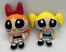 Vintage Powerpuff Girls Bubbles And Blossom 1999 Plush  Cartoon Network 6 Inch picture