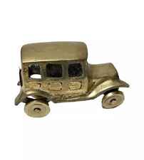 Vintage Small Cast Solid Brass Antque Style Car picture