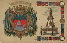CPA City of PARIS EMBOSSED (17265) picture