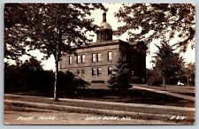 Washburn Wisconsin~Bayfield County Courthouse~1930s RPPC picture
