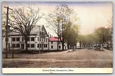 Georgetown Massachusetts~Central Street~1926 Postcard picture