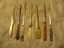 Lot of 7 Letter Openers picture