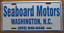2006 WASHINGTON NORTH CAROLINA SEABOARD MOTORS BOOSTER License Plate  picture