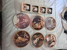 norman rockwell plates lot picture