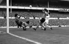 Alan Gilzean of Spurs, right, dashes in between Wolves defende- 1972 Old Photo picture