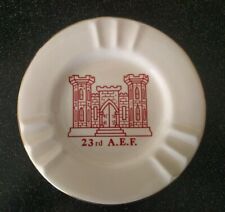 Vintage 23rd A.E.F ARMY CORPs OF ENGINEERS ASHTRAY AMERICAN EXPEDITIONARY FORCES picture