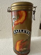 1995 Baileys Irish Cream Liquor Tin Canister w/Hinged Lid picture