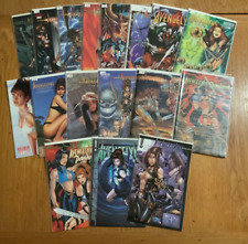 Lot Of 17 Avengelyne Comic Books Mixed Titles Variants Chromium Cosplay covers picture