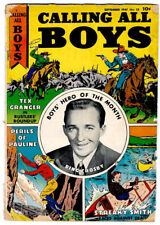 CALLING ALL BOYS #13 in GD/VG a 1946 Golden Age western Comic with BING CROSBY picture