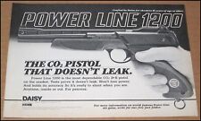 1979 Daisy Power Line 1200 Co2 BB Pistol Print Ad Advertisement Clipping 8