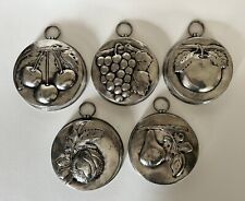 5 Cosi Tabellini Pewter Chocolate Candy Moulds / Molds picture