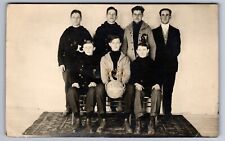 1914 RPPC CARLISLE BASKETBALL TEAM, IDENTIFIED, REAL PHOTO Postcard P45 picture