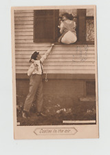 Romantic c.1910 - Castles in the Air - Man with Hammer -  Postcard 1618 picture