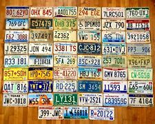 Complete USA 50 State Set of License Plates + Washington DC - Craft Condition picture