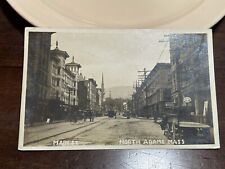 Main Street North Adam’s Mass. 1911 RPPC Postcard Le picture