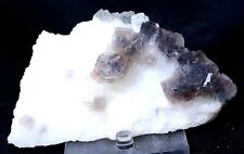 1309g New Find Very Rare Blue Cube & purple Fluorite Symbiotic Mineral Specimen picture