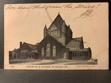 Postcard Pittsburgh PA c1905 - Christ M E Church picture
