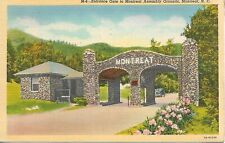 Montreat NC Postcard Assembly Grounds Travel Vintage Linen 1942 Posted picture
