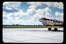 Western Airlines N33644 Douglas DC-3 Aircraft in mid 1950s, Kodachrome Slide h3a picture