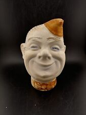 Vintage WWII Smiling Soldier, G.I. Chalk Head Planter 1940's picture