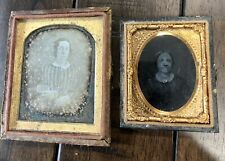 Small Lot 1840s Daguerreotype & 1850s Ambrotype of Women, Probably Boston Area picture