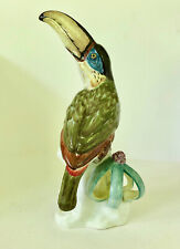 Vintage Meissen Toucan Figurine, Hand Painted, Artist Paul Walther picture