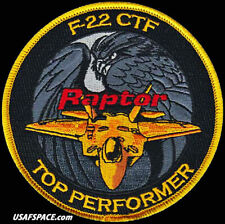 USAF 411TH FLIGHT TEST SQ -F-22 COMBINED TEST FORCE- Edwards AFB -ORIGINAL PATCH picture