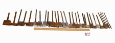 large lot wood wooden MOLDING PLANE IRONS CUTTERS rabbet others picture