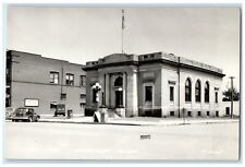 c1940's Post Office Building Car Alexandria Minnesota MN RPPC Photo Postcard picture