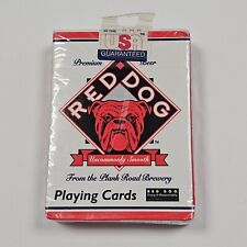 Vintage Red Dog Premium Beer Playing Cards New Sealed Pack Plastic Coated picture