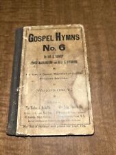 1891 vintage pocket sized book gospel hymns number six Fdk5 picture