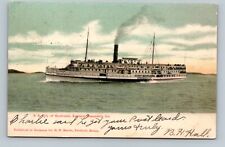 Steamer/Riverboat Postcard SS City of Rockland-Eastern Steamship Ship Co. picture