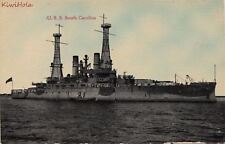 Postcard Ship USS South Carolina picture