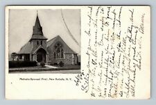 New Rochelle NY-New York Methodist Episcopal First Church Vintage Postcard picture