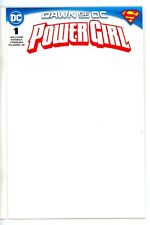 Power Girl #1   |   Cover D  |  Blank Card Stock Variant   |   NM  NEW picture